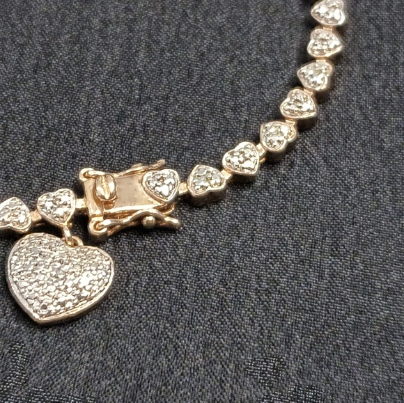 HEART DIAMOND BRACELET - Picture 7 of 11